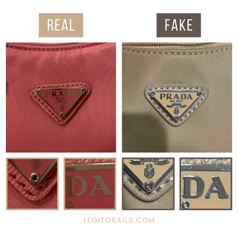 how to tell between a real prada purse and fake|authentic prada.